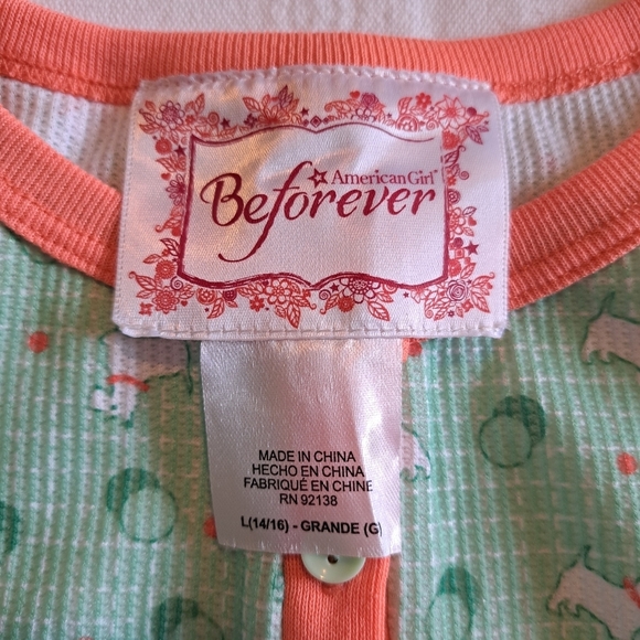 American Girl girls size XS (6), S (7/8) or Large (14/16)pajama set - Picture 5 of 10